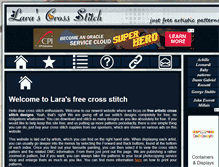 Tablet Screenshot of larasxstitch.com